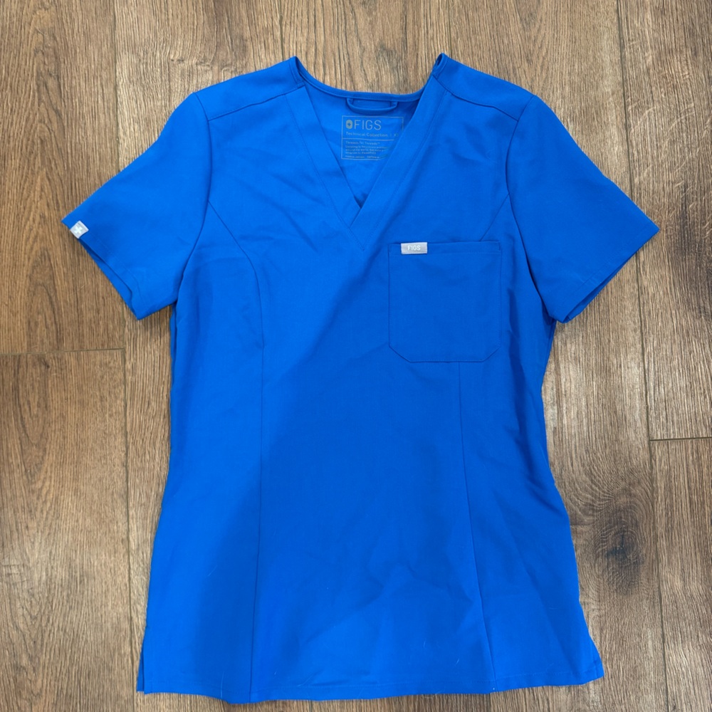 Figs Scrub Top XS